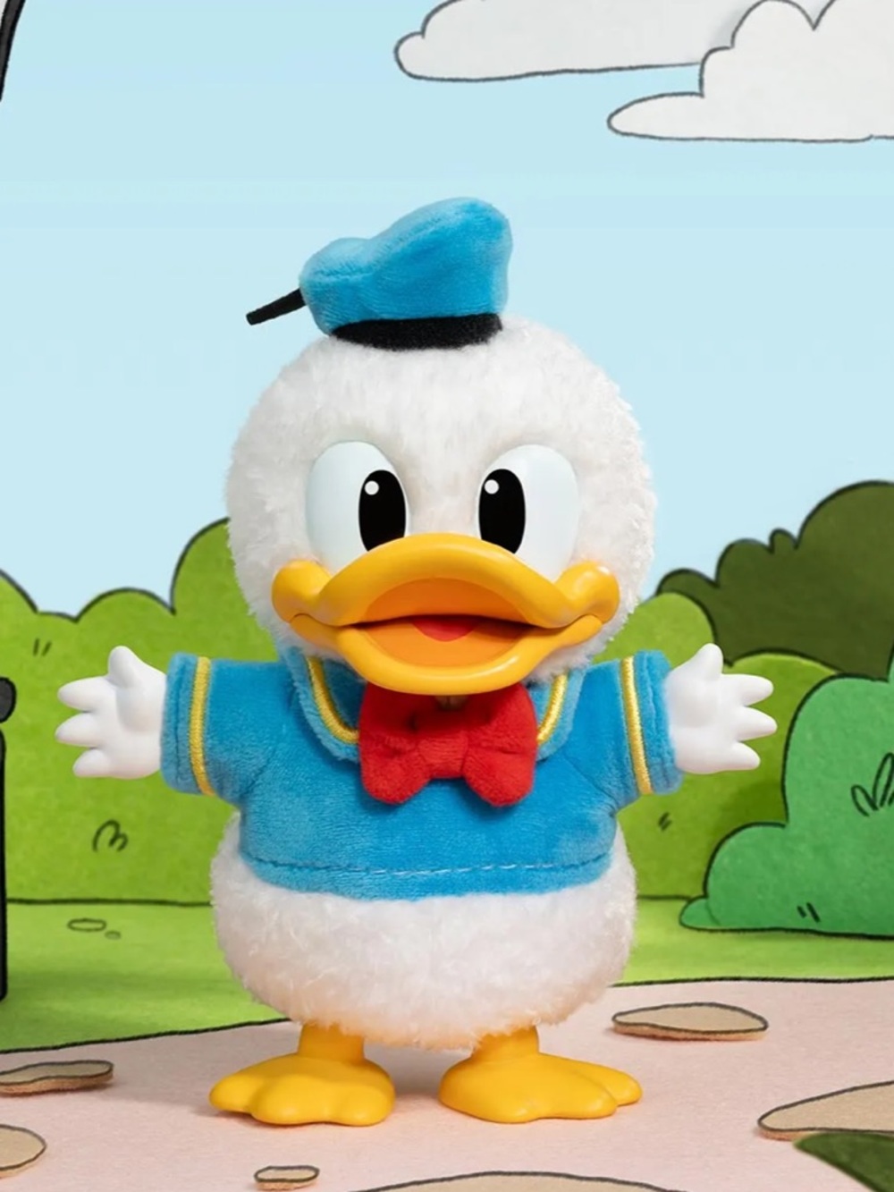 Donald Duck - Mickey Family Cute Together Plush keychain